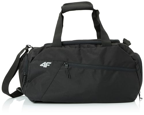 4F BAG U052 DEEP SCHWARZ UNISEX ERWACHSENE ONE SIZE, Tiefschwarz, Zeitgenössisch von 4F