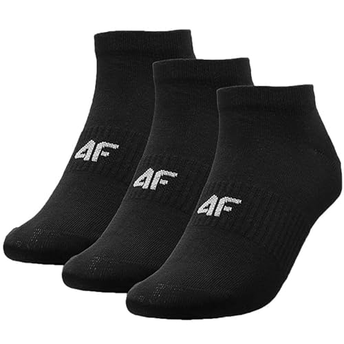 4F CAS F197 Socken (3 Pack) für Frauen | Schwarze Farbe | 35-38 von 4F