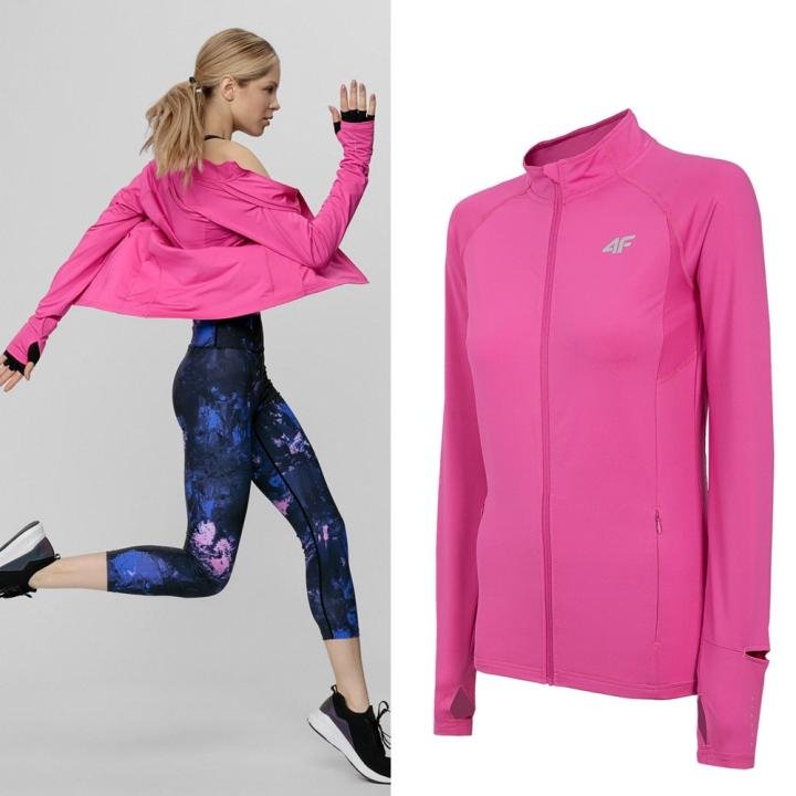 4F - Damen Fitnessjacke, Laufjacke - pink von 4F