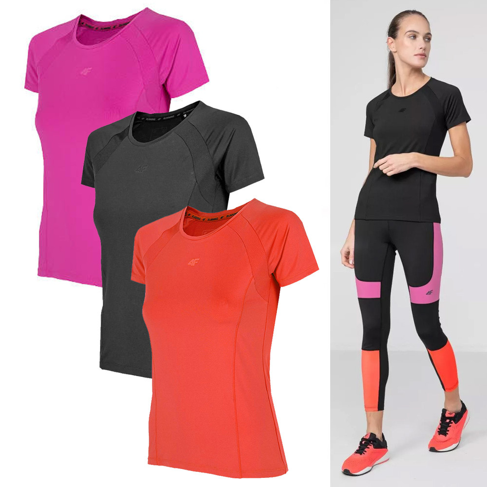 4F - Damen Sport T-Shirt, Laufshirt von 4F