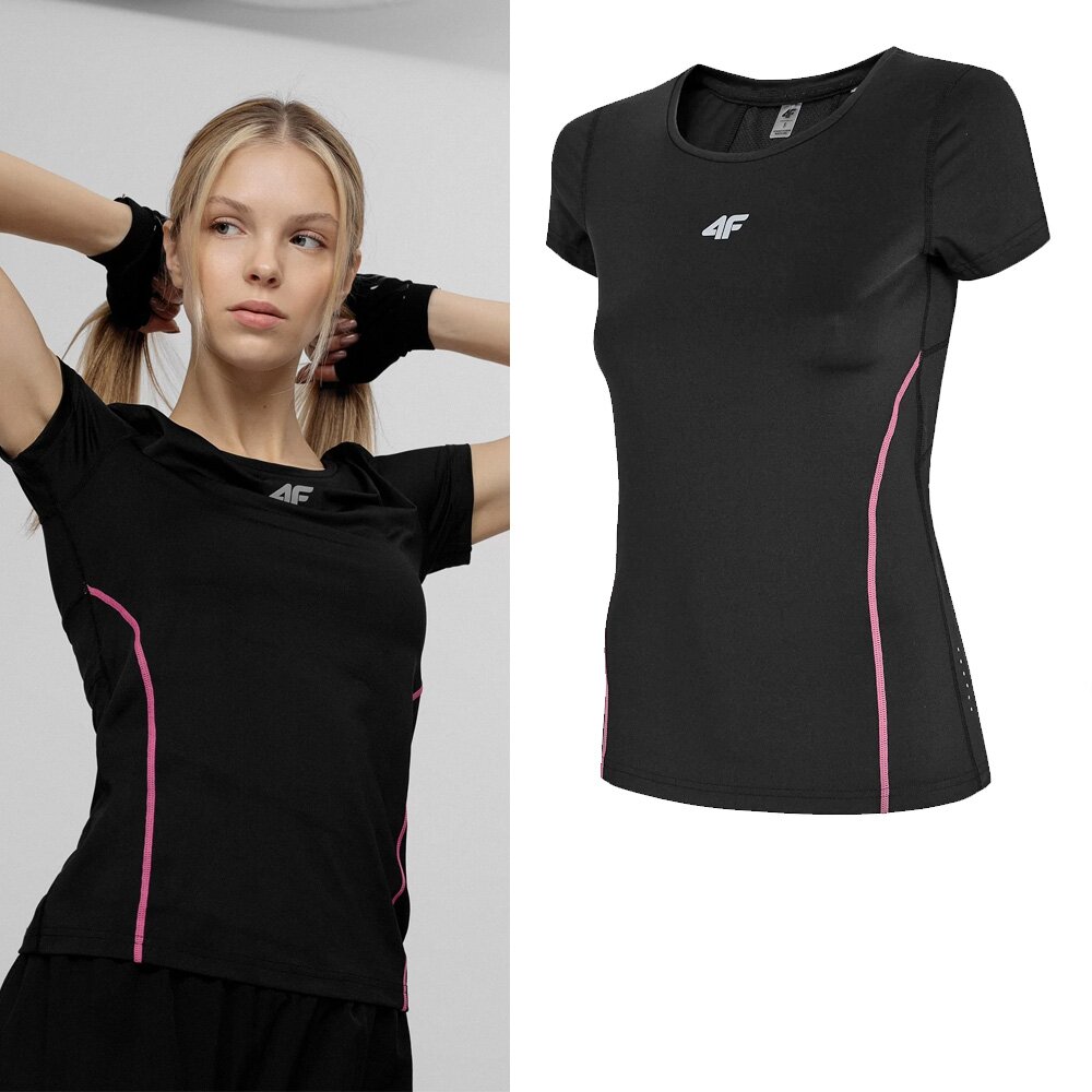 4F- Damen Trainingsshirt, Laufshirt, Sportshirt, T-Shirt von 4F