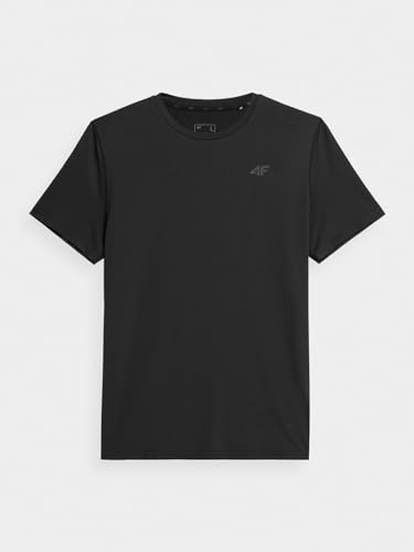 4F Herren Tshirt Fnk M598, Tiefschwarz, L EU 4F Herren Tshirt Fnk M598, Tiefschwarz, L EU von 4F