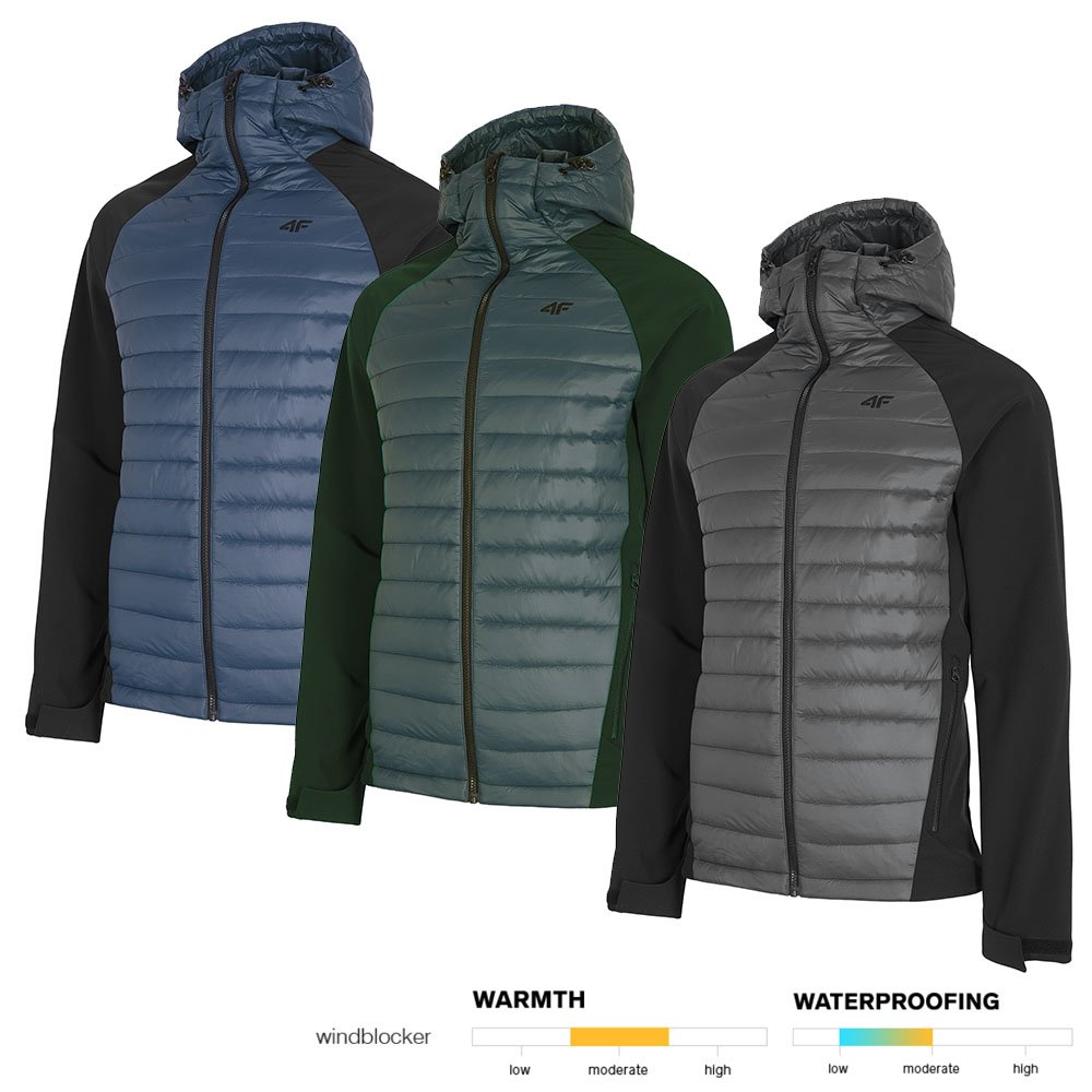 4F - Herren, wasserdichte Hybrid Jacke, NeoDry 8.000 von 4F