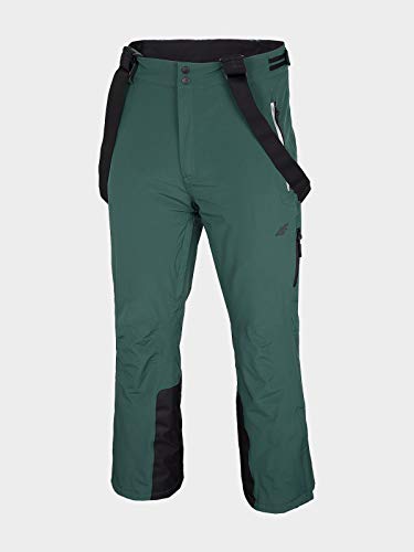 4F Herren Skihose Heron Hose, Dark Grün, XXL von 4F