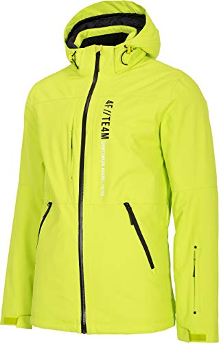 4F Herren Skijacke Harvey Jacke, Canary Grün, L 4F Herren Skijacke Harvey Jacke, Canary Grün, L von 4F