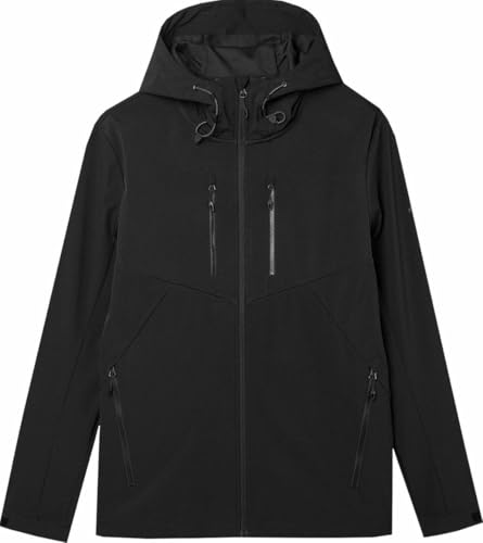 4F Herren Softshell Jacket M224, Tiefschwarz, M EU von 4F