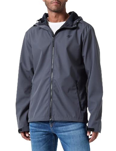 4F Herren Softshell Jacket M234, Anthrazit, L EU 4F Herren Softshell Jacket M234, Anthrazit, L EU von 4F