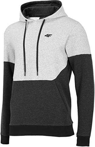 4F Herren Sweatshirt Ferdi, Cold Light Grau, XXL 4F Herren Sweatshirt Ferdi, Cold Light Grau, XXL von 4F