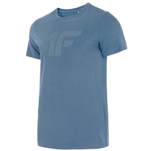4F M1155 T -Shirt für Männer | Blaue Farbe | L von 4F
