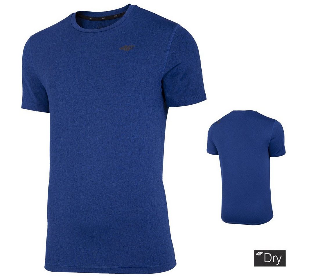 4F T-Shirt 4F Dry - Herren Sport T-Shirt, melange navy 4F T-Shirt 4F Dry - Herren Sport T-Shirt, melange navy von 4F