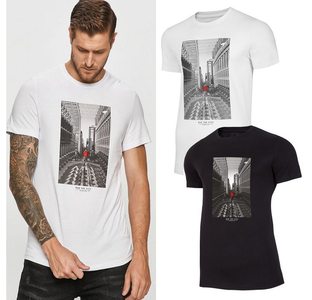 4F T-Shirt 4F Sport - Run the City- Herren T-Shirt aus Baumwolle von 4F