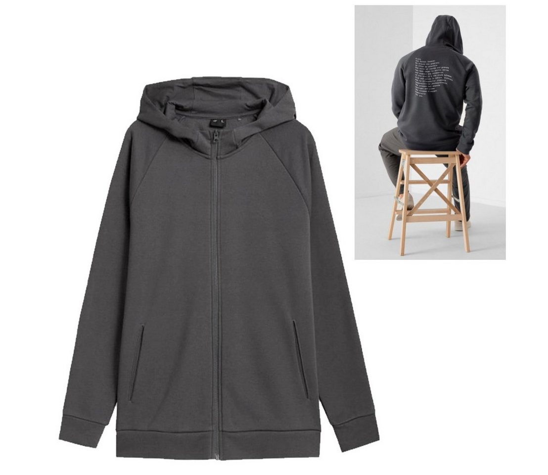 4F Trekkingjacke Outhorn - Herren Sweat Zip Hoody - Sweatjacke, grau 4F Trekkingjacke Outhorn - Herren Sweat Zip Hoody - Sweatjacke, grau von 4F