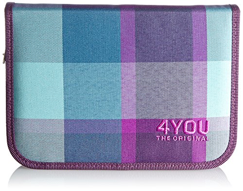 4YOU Zusatztasche Etui XL, Ungefüllt Squares Mehrfarbig (Grape) 16590095500 von 4You