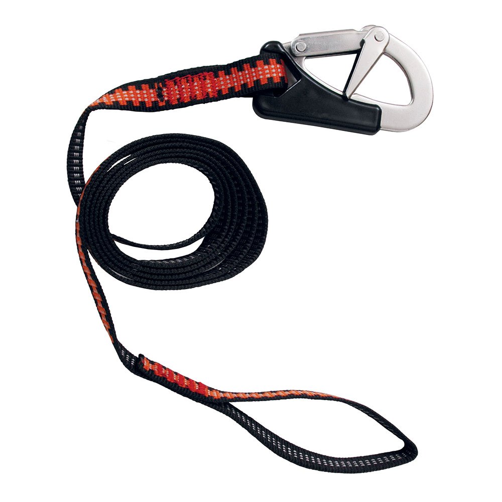 4water Flat Rope With Carabiner Orange von 4water