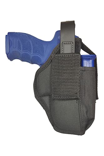 5-56.de AK05 Nylon Gürtel Holster für HK P30 / P10 USP Compact / P2000 mit Mag Halter schwarz von 5-56.de