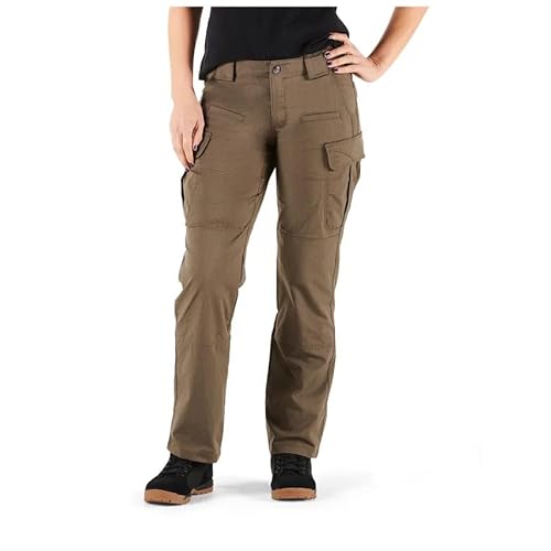 5.11 Tactical Stryke Covert Cargohose für Damen, dehnbar, Zwickelkonstruktion, Stil 64386, Tundra (ABR), Größe 2 Regular von 5.11