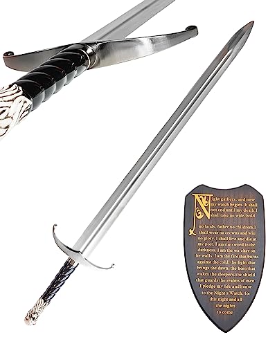 John Snow Schwert Echt Metall Inspiriert von Longclaw Game of The Thrones 107 cm JOT5909M von 57 SPECIAL REPLICAS