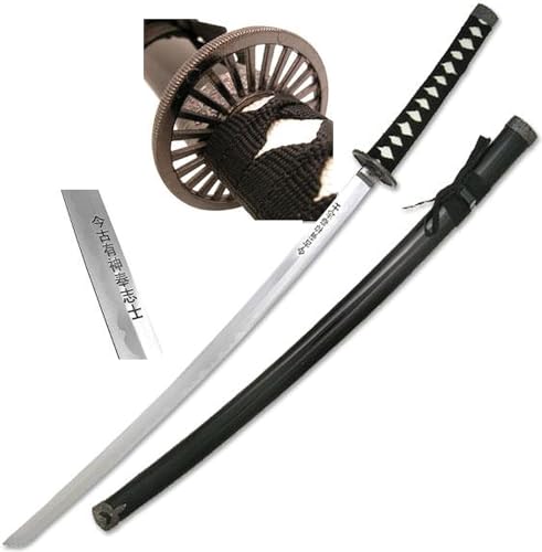 Ehre Katana Schwert - Echt Samurai Schwert aus Stahl mit Einer Lackiert Scheide zur Dekoration- Samurai Schwerter Geeignet als Anime Deko - Japanisches Sword - Katana Schwerter - SW-68B von 57 SPECIAL REPLICAS