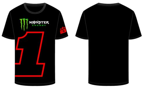 63 Dual Monster Bagnaia T-Shirt,Man,Schwarz,XXL von 63