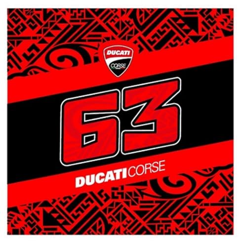 63 Unisex Bagnaia Ducati Dual Line Bandana, Mehrfarbig, Einheitsgröße 63 Unisex Bagnaia Ducati Dual Line Bandana, Mehrfarbig, Einheitsgröße von 63