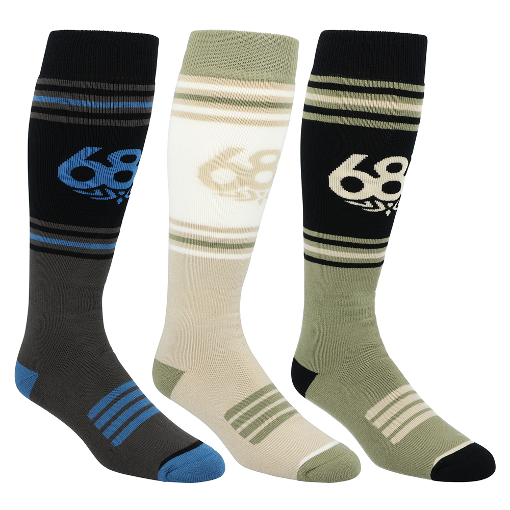 686 Gameday Long Socks 3 Units Mehrfarbig EU 34-38 Mann 686 Gameday Long Socks 3 Units Mehrfarbig EU 34-38 Mann von 686