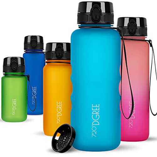 720°DGREE Trinkflasche 1,5 Liter “uberBottle“ softTouch +Sieb - BPA-Frei - XL Wasserflasche für Gym, Fitnessstudio, Workout, Fitness, Sport, Outdoor - Große Sportflasche aus Tritan - Leicht, Stoßfest 720°DGREE Trinkflasche 1,5 Liter “uberBottle“ softTouch +Sieb - BPA-Frei - XL Wasserflasche für Gym, Fitnessstudio, Workout, Fitness, Sport, Outdoor - Große Sportflasche aus Tritan - Leicht, Stoßfest von 720°DGREE