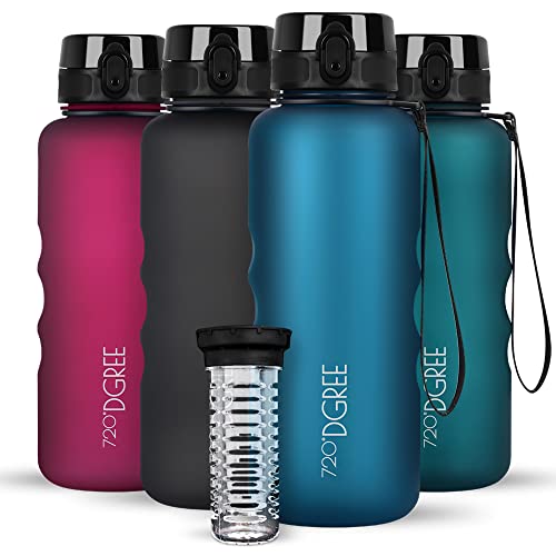 720°DGREE Trinkflasche 1,5l “uberBottle“ softTouch +Früchtebehälter - BPA-Frei - Wasserflasche für Gym, Fitness, Outdoor, Wandern - XL Tritan Sportflasche: Groß, Leicht, Stoßfest, Wiederverwendbar 720°DGREE Trinkflasche 1,5l “uberBottle“ softTouch +Früchtebehälter - BPA-Frei - Wasserflasche für Gym, Fitness, Outdoor, Wandern - XL Tritan Sportflasche: Groß, Leicht, Stoßfest, Wiederverwendbar von 720°DGREE