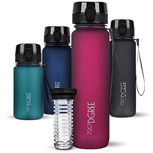 720°DGREE Trinkflasche 1l “uberBottle“ softTouch +Früchtebehälter - BPA-Frei - Schlanke Wasserflasche für Sport, Fitness, Fahrrad, Uni, Outdoor - Tritan Sportflasche Leicht, Stoßfest, Wiederverwendbar 720°DGREE Trinkflasche 1l “uberBottle“ softTouch +Früchtebehälter - BPA-Frei - Schlanke Wasserflasche für Sport, Fitness, Fahrrad, Uni, Outdoor - Tritan Sportflasche Leicht, Stoßfest, Wiederverwendbar von 720°DGREE