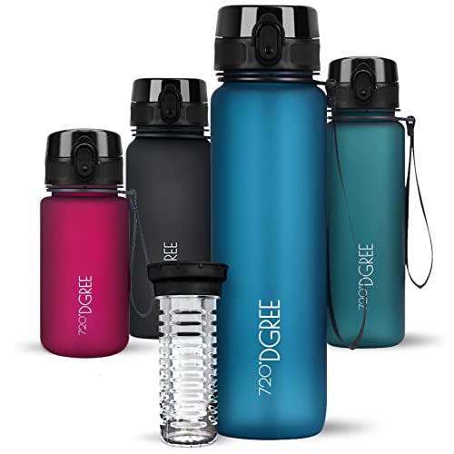 720°DGREE Trinkflasche 1l “uberBottle“ softTouch +Früchtebehälter - BPA-Frei - Schlanke Wasserflasche für Sport, Fitness, Fahrrad, Uni, Outdoor - Tritan Sportflasche Leicht, Stoßfest, Wiederverwendbar 720°DGREE Trinkflasche 1l “uberBottle“ softTouch +Früchtebehälter - BPA-Frei - Schlanke Wasserflasche für Sport, Fitness, Fahrrad, Uni, Outdoor - Tritan Sportflasche Leicht, Stoßfest, Wiederverwendbar von 720°DGREE