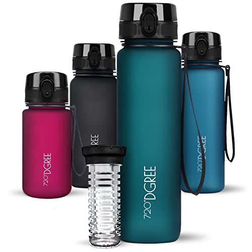 720°DGREE Trinkflasche 1l “uberBottle“ softTouch +Früchtebehälter - BPA-Frei - Schlanke Wasserflasche für Sport, Fitness, Fahrrad, Uni, Outdoor - Tritan Sportflasche Leicht, Stoßfest, Wiederverwendbar 720°DGREE Trinkflasche 1l “uberBottle“ softTouch +Früchtebehälter - BPA-Frei - Schlanke Wasserflasche für Sport, Fitness, Fahrrad, Uni, Outdoor - Tritan Sportflasche Leicht, Stoßfest, Wiederverwendbar von 720°DGREE