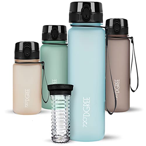 720°DGREE Trinkflasche 1l “uberBottle“ softTouch +Früchtebehälter - BPA-Frei - Schlanke Wasserflasche für Sport, Fitness, Fahrrad, Uni, Outdoor - Tritan Sportflasche Leicht, Stoßfest, Wiederverwendbar 720°DGREE Trinkflasche 1l “uberBottle“ softTouch +Früchtebehälter - BPA-Frei - Schlanke Wasserflasche für Sport, Fitness, Fahrrad, Uni, Outdoor - Tritan Sportflasche Leicht, Stoßfest, Wiederverwendbar von 720°DGREE