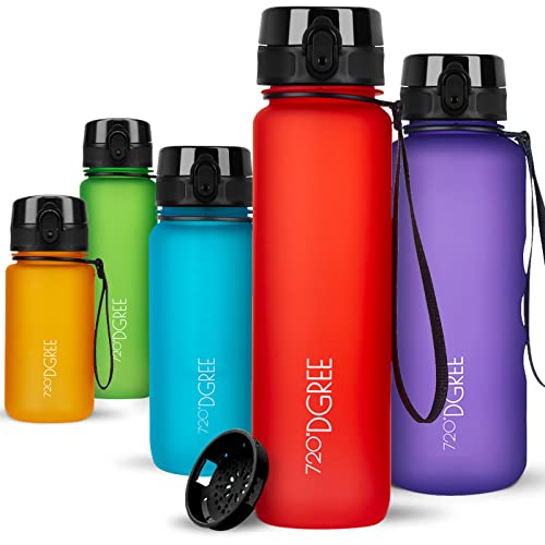 720°DGREE Trinkflasche 650ml “uberBottle“ softTouch +Sieb - BPA-Frei - Wasserflasche auslaufsicher für Kinder, Schule, Sport, Uni, Outdoor, Unterwegs - Tritan Sportflasche - Leicht, Stoßfest 720°DGREE Trinkflasche 650ml “uberBottle“ softTouch +Sieb - BPA-Frei - Wasserflasche auslaufsicher für Kinder, Schule, Sport, Uni, Outdoor, Unterwegs - Tritan Sportflasche - Leicht, Stoßfest von 720°DGREE