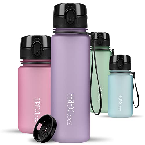 720°DGREE Trinkflasche Kinder 500ml “uberBottle“ softTouch +Sieb - Auslaufsicher, BPA-Frei - Flasche für Schule, Sport, Fitness - Wasserflasche aus Tritan - Schmal, Leicht, Stoßfest, Wiederverwendbar 720°DGREE Trinkflasche Kinder 500ml “uberBottle“ softTouch +Sieb - Auslaufsicher, BPA-Frei - Flasche für Schule, Sport, Fitness - Wasserflasche aus Tritan - Schmal, Leicht, Stoßfest, Wiederverwendbar von 720°DGREE