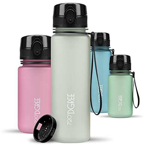 720°DGREE Trinkflasche Kinder 500ml “uberBottle“ softTouch +Sieb - Auslaufsicher, BPA-Frei - Flasche für Schule, Sport, Fitness - Wasserflasche aus Tritan - Schmal, Leicht, Stoßfest, Wiederverwendbar 720°DGREE Trinkflasche Kinder 500ml “uberBottle“ softTouch +Sieb - Auslaufsicher, BPA-Frei - Flasche für Schule, Sport, Fitness - Wasserflasche aus Tritan - Schmal, Leicht, Stoßfest, Wiederverwendbar von 720°DGREE