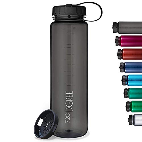 720°DGREE Trinkflasche “simplBottle“ - 1l - Deine Auslaufsichere Wasserflasche - Die Sportflasche für Sport, Gym, Fitness, Fahrrad, Kinder, Schule & Büro - BPA-Frei 720°DGREE Trinkflasche “simplBottle“ - 1l - Deine Auslaufsichere Wasserflasche - Die Sportflasche für Sport, Gym, Fitness, Fahrrad, Kinder, Schule & Büro - BPA-Frei von 720°DGREE