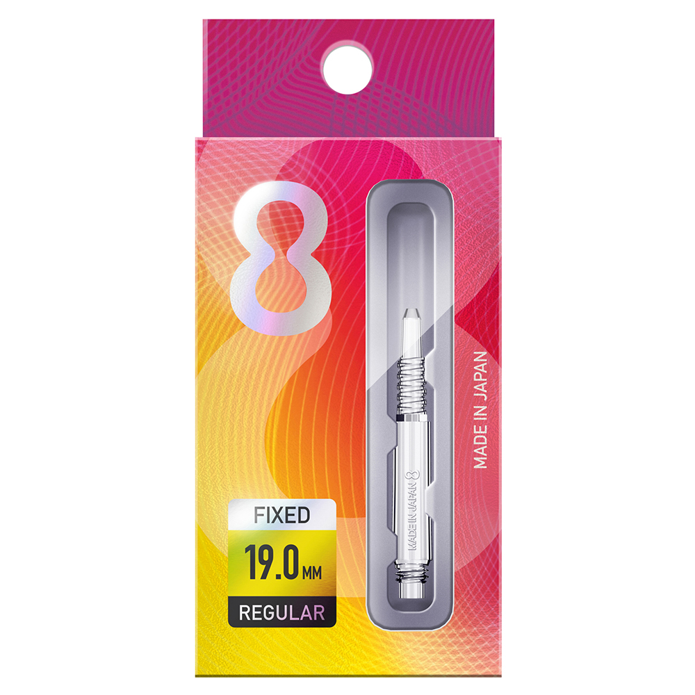 8-FLIGHT - SCHAFT REGULAR CLEAR FIXED 19 mm 8-FLIGHT - SCHAFT REGULAR CLEAR FIXED 19 mm von 8-Flight