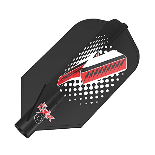 8 Flight Black Moulded Dart, Schwarz, Phil Taylor Slim Molded Flight System 8 Flight Black Moulded Dart, Schwarz, Phil Taylor Slim Molded Flight System von 8 Flight