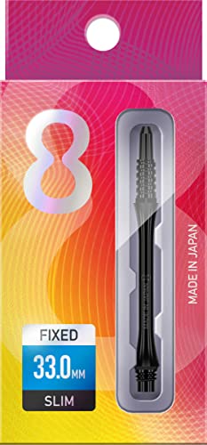 8 Flight Slim Schwarze fixierte Schäfte gegossenes Flight System Mittel 33mm 8 Flight Slim Schwarze fixierte Schäfte gegossenes Flight System Mittel 33mm von Target Darts