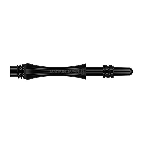 8 Flight Slim Schwarze rotierende Schäfte gegossenes Flight System Kurz 19mm 8 Flight Slim Schwarze rotierende Schäfte gegossenes Flight System Kurz 19mm von Target Darts