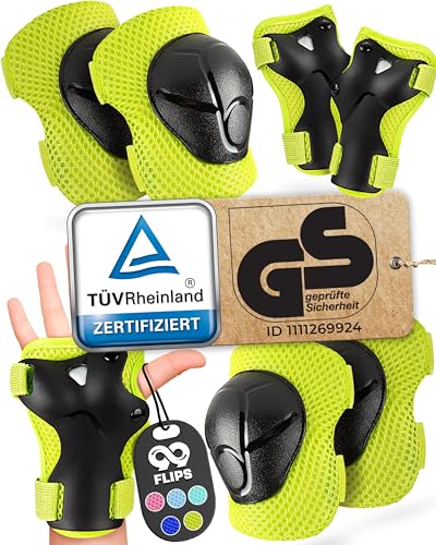 99FLIPS Knieschoner Kinder 3 Jahre Eislaufschuhe Kinder Schlittschuhschoner FLASH - S/M Grün - Stunt Scooter - Knieschützer Kinder Protektoren skateboard kinder ab 4 jahre 99FLIPS Knieschoner Kinder 3 Jahre Eislaufschuhe Kinder Schlittschuhschoner FLASH - S/M Grün - Stunt Scooter - Knieschützer Kinder Protektoren skateboard kinder ab 4 jahre von 99FLIPS