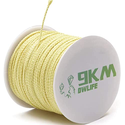 9KM DWLIFE Geflochtene Kevlarschnur, 180 kg, 1,6 mm, 30 m, hohe Zugfestigkeit, Abrieb, schwer entflammbar, Drachenschnur, Angelschnur, Modellraketenschock, Hängemattenplane, taktisches 9KM DWLIFE Geflochtene Kevlarschnur, 180 kg, 1,6 mm, 30 m, hohe Zugfestigkeit, Abrieb, schwer entflammbar, Drachenschnur, Angelschnur, Modellraketenschock, Hängemattenplane, taktisches von 9KM DWLIFE