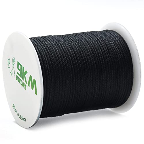 DWLIFE schwarze, geflochtene Kevlarschnur für Angeln, 9 kg - 180 kg, hohe Festigkeit, hitzebeständig für Paracord-Seil, Ultraleicht, taktische Survival-Seil, schwarz, 1800Lb-100Ft DWLIFE schwarze, geflochtene Kevlarschnur für Angeln, 9 kg - 180 kg, hohe Festigkeit, hitzebeständig für Paracord-Seil, Ultraleicht, taktische Survival-Seil, schwarz, 1800Lb-100Ft von 9KM DWLIFE