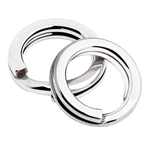 9Tong Edelstahl Split Ringe Hochfeste Salzwasser Angeln Ringe Kit Angelköder Anschluss Wirbel Split Ringe Süßwasserschleife 100pcs 61lbs 9Tong Edelstahl Split Ringe Hochfeste Salzwasser Angeln Ringe Kit Angelköder Anschluss Wirbel Split Ringe Süßwasserschleife 100pcs 61lbs von 9Tong