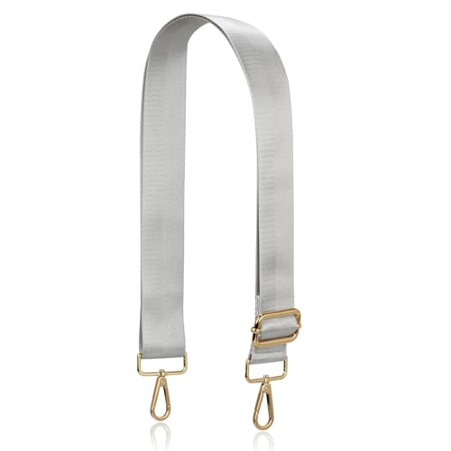 Allzedream Breiter Geldbörsenriemen Ersatz Crossbody Schultertasche Verstellbar, Silber-goldene Beschläge Allzedream Breiter Geldbörsenriemen Ersatz Crossbody Schultertasche Verstellbar, Silber-goldene Beschläge von A ALLZEDREAM