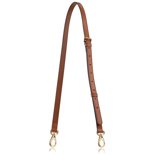 Allzedream Ersatz-Handtaschenriemen aus echtem Leder, lang, verstellbar, Braun, Medium, Classic Allzedream Ersatz-Handtaschenriemen aus echtem Leder, lang, verstellbar, Braun, Medium, Classic von A ALLZEDREAM