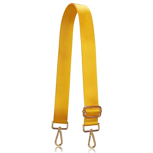 Allzedream Breiter Ersatzriemen für Handtasche, Umhängetasche, verstellbar, gelb, Medium, Modern Allzedream Breiter Ersatzriemen für Handtasche, Umhängetasche, verstellbar, gelb, Medium, Modern von A ALLZEDREAM
