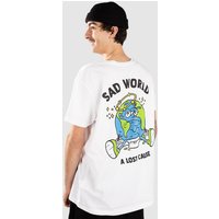 A Lost Cause Sad World T-Shirt white A Lost Cause Sad World T-Shirt white von A Lost Cause