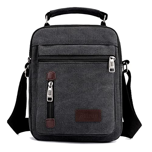 Herren Umhängetasche Canvas Messenger Bags Reise Umhängetasche Große Kapazität Casual Handtasche mit mehreren Taschen für die Arbeit Einkaufen Wandern Täglicher Gebrauch Herren Umhängetasche Canvas Messenger Bags Reise Umhängetasche Große Kapazität Casual Handtasche mit mehreren Taschen für die Arbeit Einkaufen Wandern Täglicher Gebrauch von A-QMZL