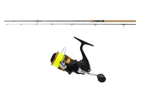 Angelset Spinncombo Daiwa Ninja Spin 2,40m / 30-70g mit Shimano Rolle FX 2500 von A&M Angelsport