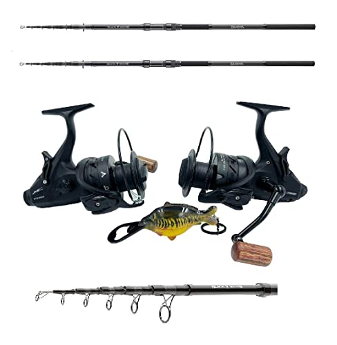 Karpfen Telecombo 360 Set im Doppelpack 2 Karpfenruten + 2 Freilaufrollen Karpfen Telecombo 360 Set im Doppelpack 2 Karpfenruten + 2 Freilaufrollen von A&M Angelsport